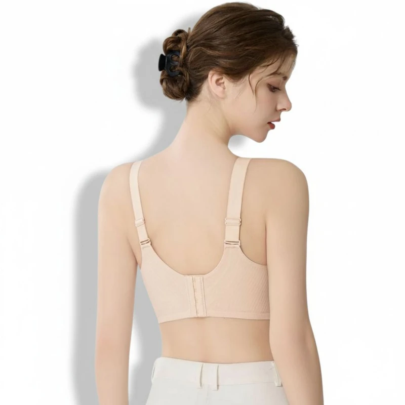 Seamless Plus Size Thin Cup Comfortable Push-Up Mesh Bra 5 Seamless Plus Size Thin Cup Comfortable Push-Up Mesh Bra - Image 5