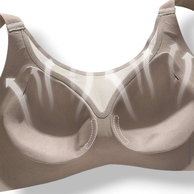 Seamless Plus Size Thin Cup Comfortable Push-Up Mesh Bra 9 Seamless Plus Size Thin Cup Comfortable Push-Up Mesh Bra - Image 9