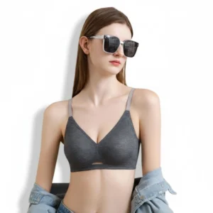 Seamless Soft Comfortable Wire-Free Hollow Push-Up Bra