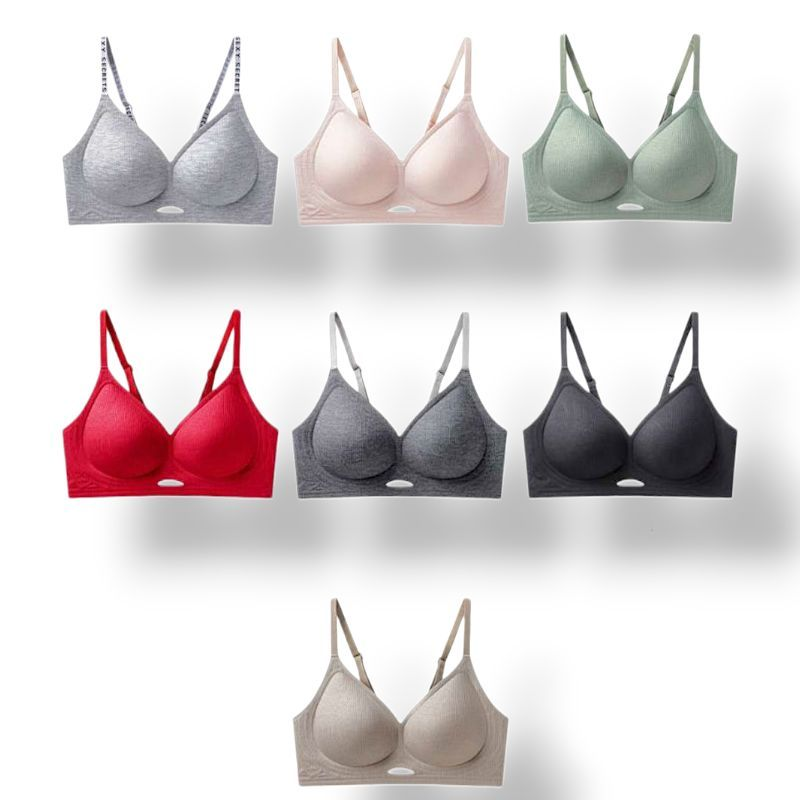 Seamless Soft Comfortable Wire-Free Hollow Push-Up Bra 6 Seamless Soft Comfortable Wire-Free Hollow Push-Up Bra - Image 6