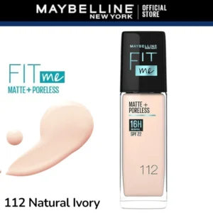 Maybelline Fit Me Matte + Poreless Liquid Foundation - 112 Natural Ivory