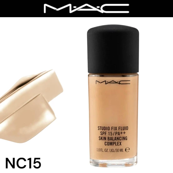 MAC Studio Fix Fluid SPF15 Foundation - NC15 1 MAC Studio Fix Fluid SPF15 Foundation - NC15