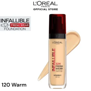 LOreal Paris Infallible 32H Fresh Wear Foundation - 120 Warm
