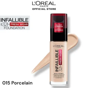 LOreal Paris Infallible 32H Fresh Wear Foundation - 015 porcelain