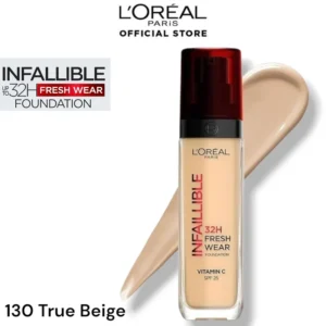 LOreal Paris Infallible 32H Fresh Wear Foundation - 130 True Beige