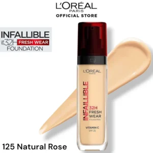 LOreal Paris Infallible 32H Fresh Wear Foundation - 125 Natural Rose