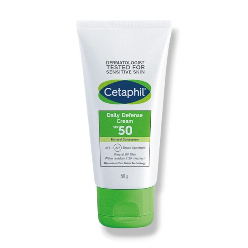 Cetaphil Daily Defence Cream SPF 50 Mineral Sunscreen - 50g 1 Cetaphil Daily Defence Cream SPF 50 Mineral Sunscreen - 50g