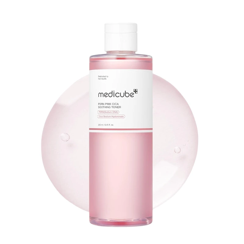 Medicube PDRN Pink Cica Soothing Toner - 250ml 1 Medicube PDRN Pink Cica Soothing Toner - 250ml