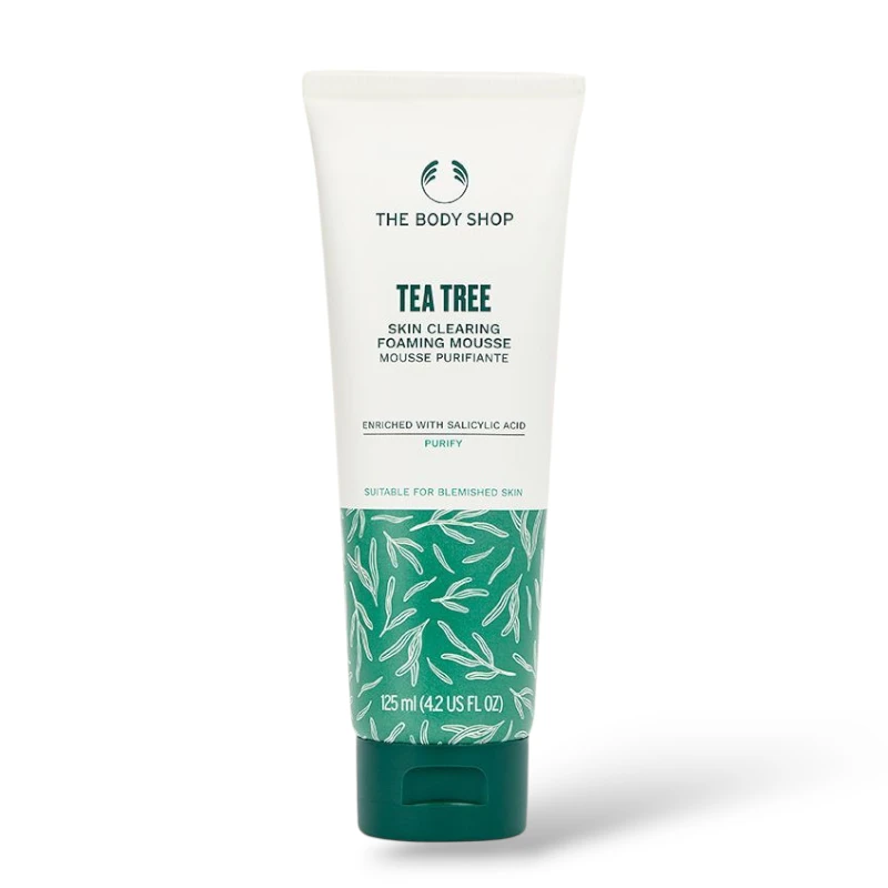 The Body Shop Tea Tree Skin Clearing Foaming Mousse - 125ml 1 The Body Shop Tea Tree Skin Clearing Foaming Mousse - 125ml