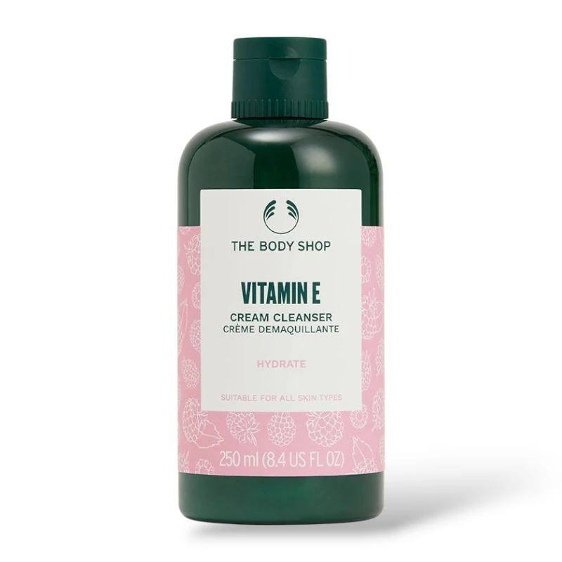 The Body Shop Vitamin E Hydrating Cream Cleanser - 250ml 1 The Body Shop Vitamin E Hydrating Cream Cleanser - 250ml