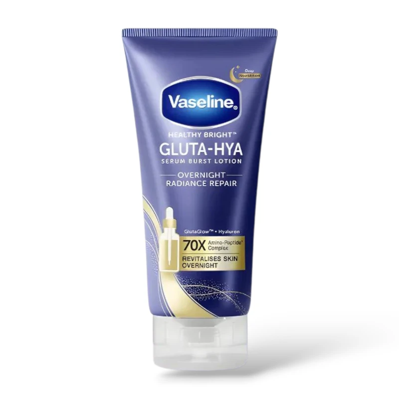 Vaseline Healthy Bright Gluta-Hya Serum Boost Lotion Overnight Radiance Repair - 300ml 1 Vaseline Healthy Bright Gluta-Hya Serum Boost Lotion Overnight Radiance Repair - 300ml