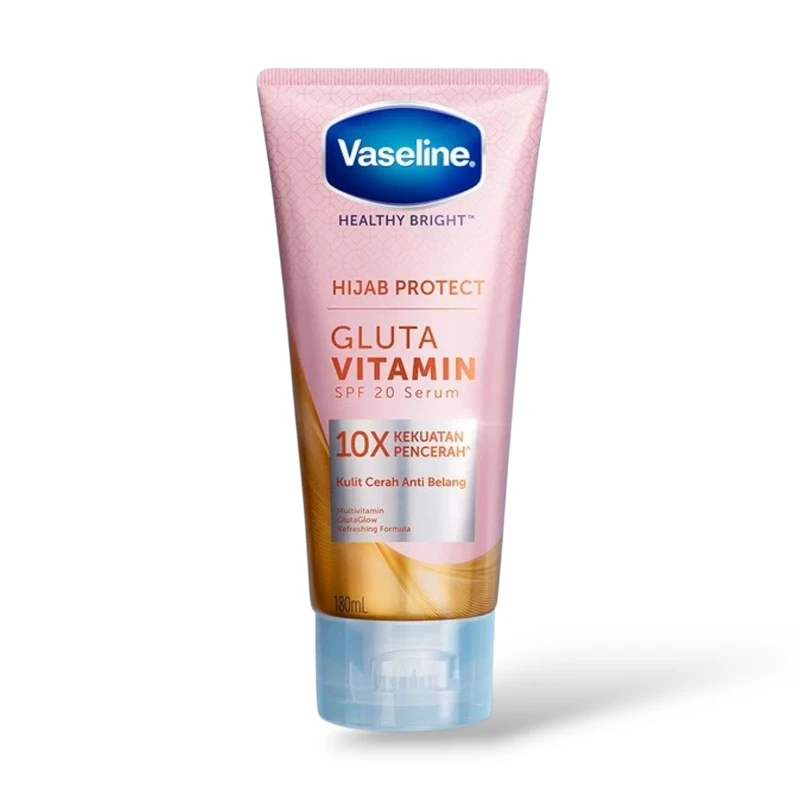 Vaseline Healthy Bright Hijab Protect Gluta Vitamin SPF 20 Serum - 180ml 1 Vaseline Healthy Bright Hijab Protect Gluta Vitamin SPF 20 Serum - 180ml