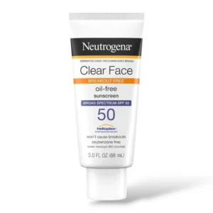 Neutrogena Clear Face Breakout Free Oil-Free SPF 50 Sunscreen - 88ml