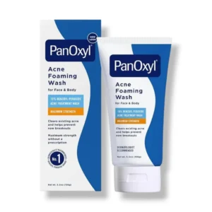 PanOxyl Benzoyl Peroxide 10% Acne Foaming Wash for Face & Body - 156g
