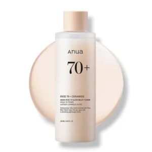 Anua Rice 70+ Ceramide Glow Milky Toner - 250ml