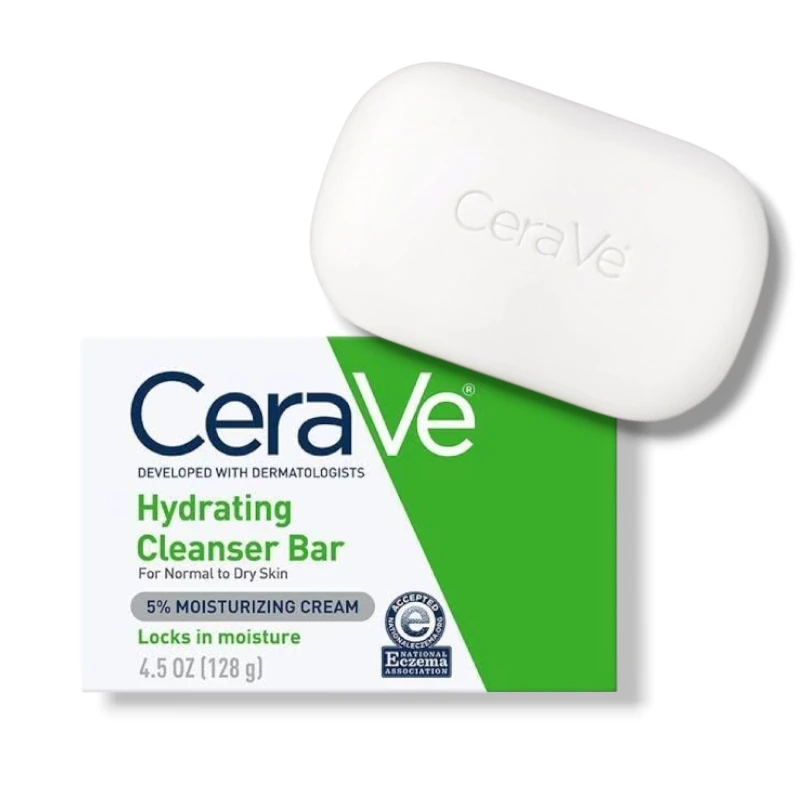 CeraVe Hydrating Cleanser Bar for Normal, Dry Skin - 128g 1 CeraVe Hydrating Cleanser Bar for Normal, Dry Skin - 128g