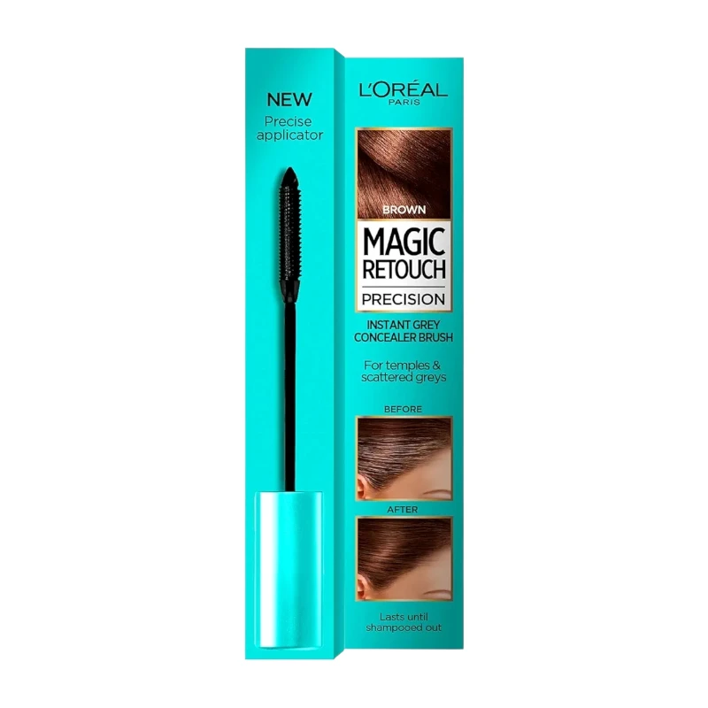 LOreal Paris Magic Retouch Precision Brush, Brown - 8ml 1 LOreal Paris Magic Retouch Precision Brush, Brown - 8ml