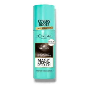 LOreal Paris Magic Retouch Instant Root Concealer Spray, Dark Brown - 150ml