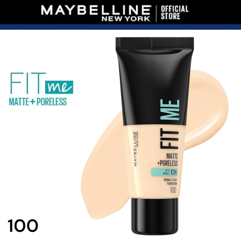 Maybelline Fit Me Matte + Poreless Foundation - 100 1 Maybelline Fit Me Matte + Poreless Foundation - 100